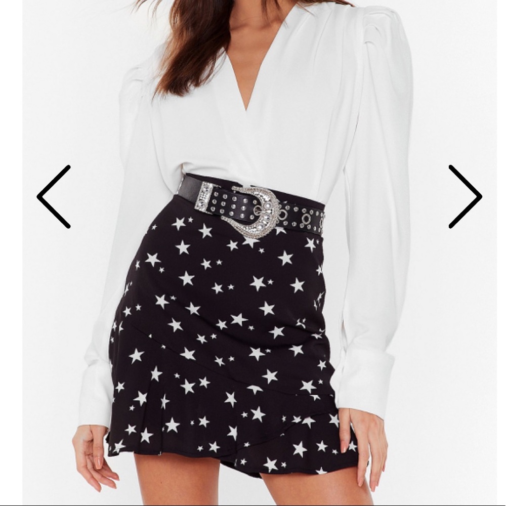 Nasty Gal Star-t as you mean to go on mini skirt